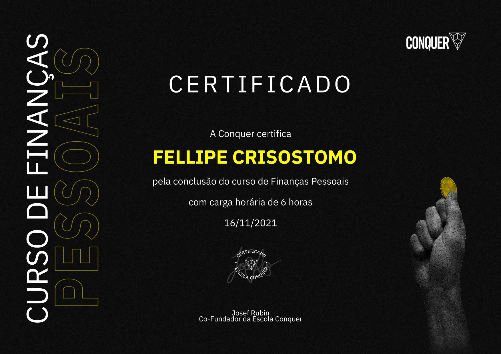 Certificado de Finanças Pessoais